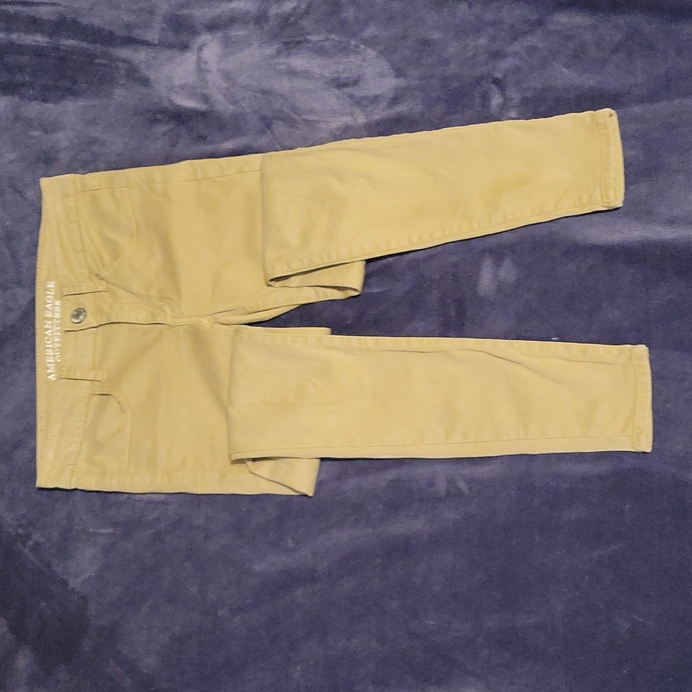 American Eagle tan jeggings size 2